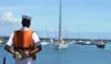 Chegada do velejador Aleixo Belov a Salvador neste sábado, 12