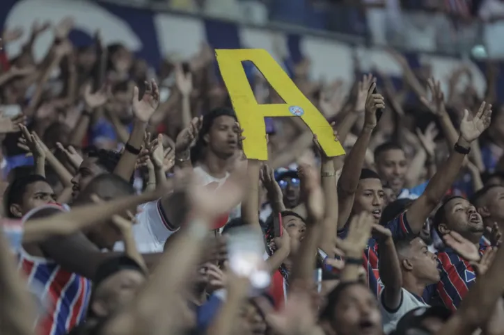 Torcida do Esquadrão comemorou primeiro gol do jogo