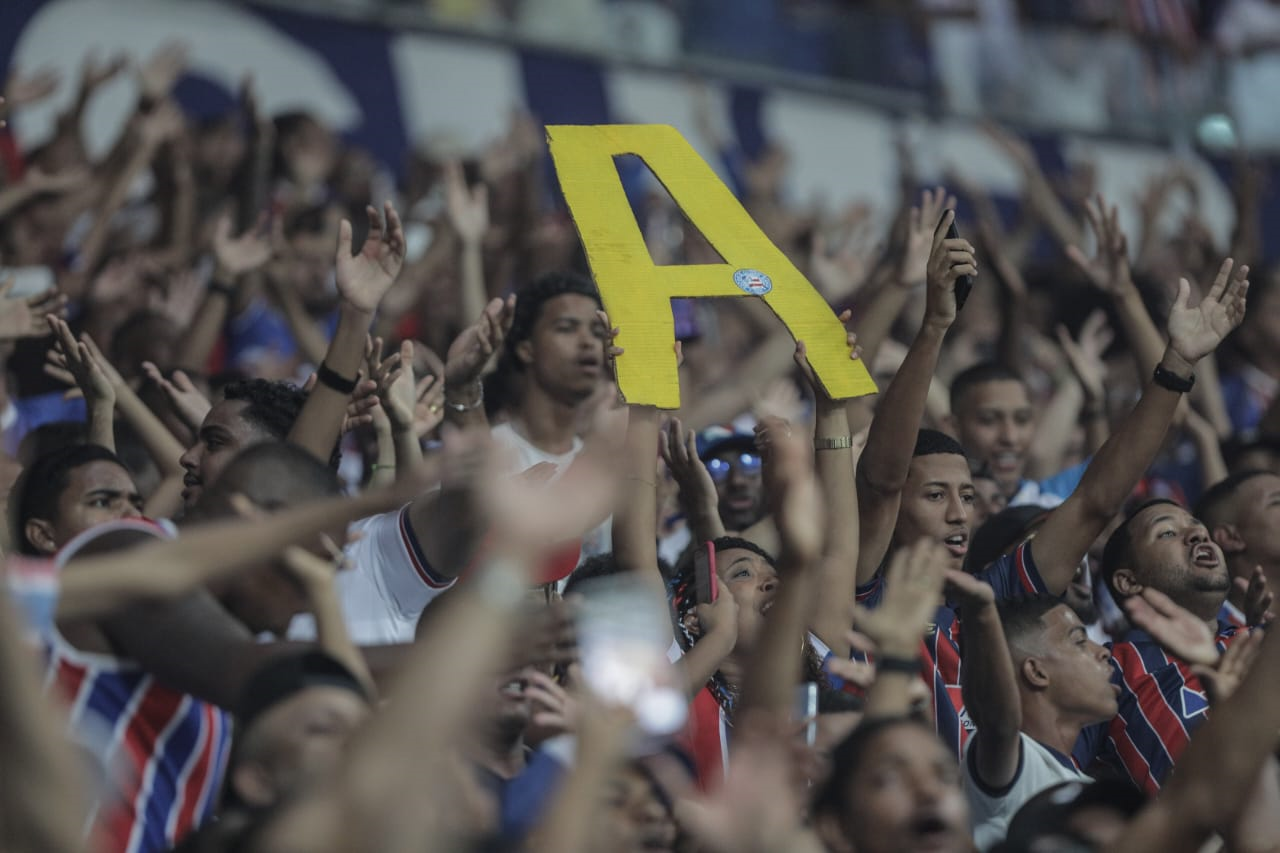Torcida do Esquadrão comemorou primeiro gol do jogo