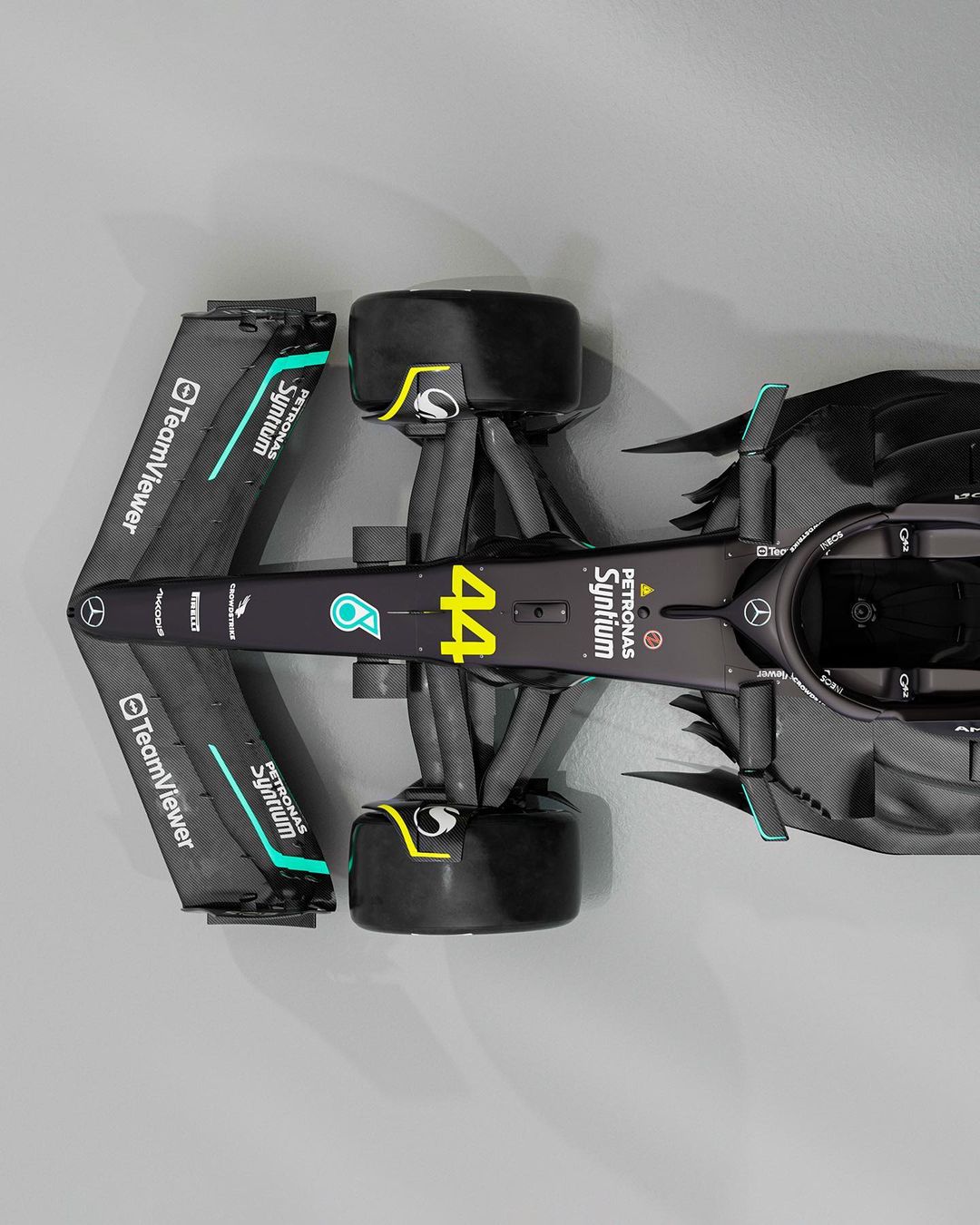 Mercedes apresenta novo carro para temporada 2023 da F1 - Folha PE