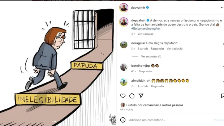 Jerônimo e políticos baianos comemoram inelegibilidade de Bolsonaro