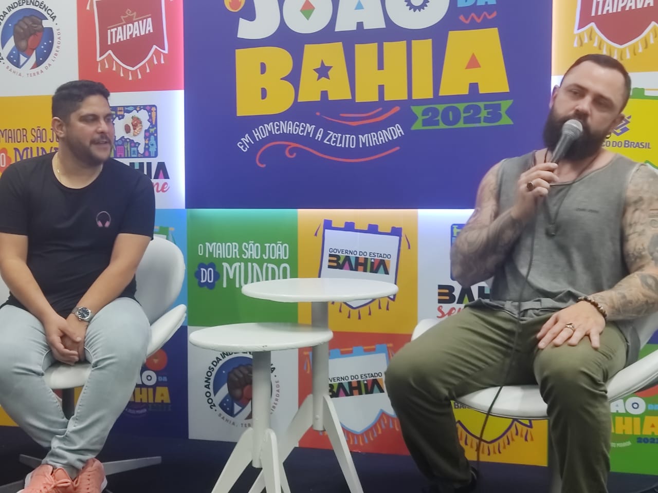 "Culinária, cultura, música, somos apaixonados por tudo que a Bahia já produziu culturalmente", declara Jorge