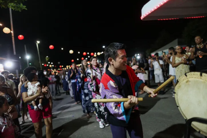 Confira fotos do último dia do Bon Odori no Parque de Exposições