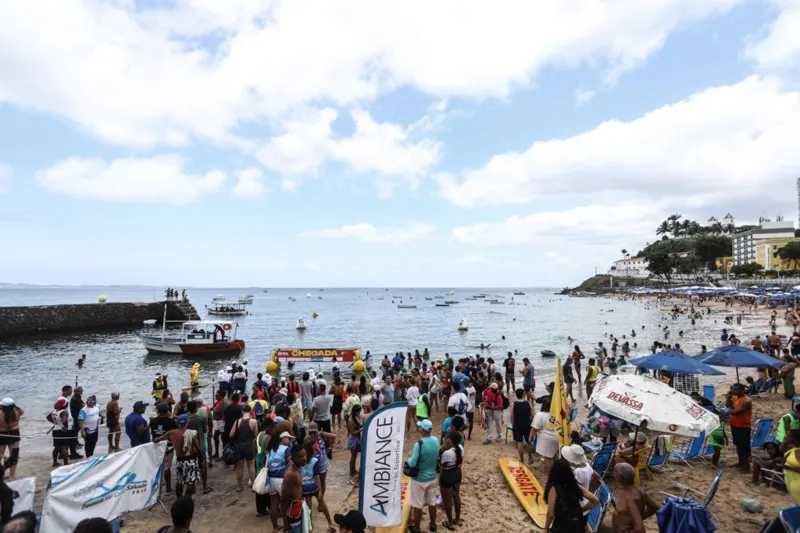 Confira imagens da 53ª edição da Travessia Mar Grande-Salvador