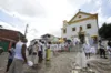 Fiéis comparecem à Igreja de São Lázaro pedindo proteção pelo ano novo