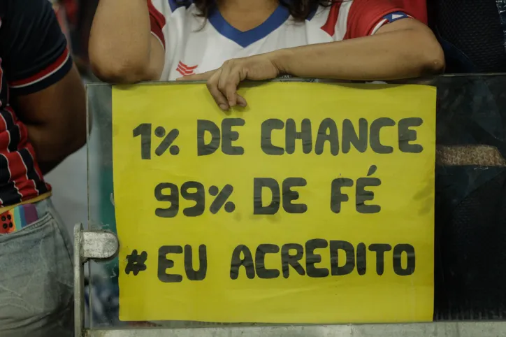 Frase que representa a torcida Tricolor