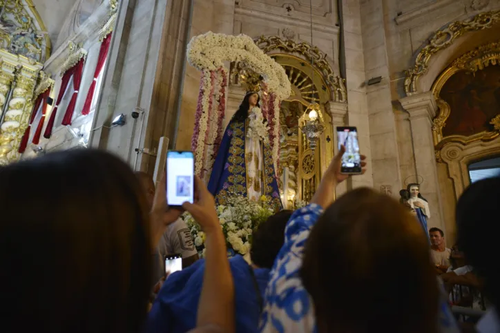 Confira as imagens em homenagem a Nossa Senhora da Conceição da Praia