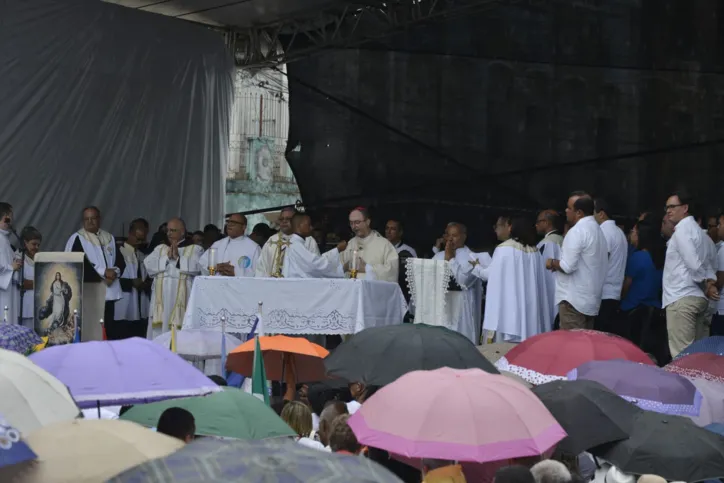 Confira as imagens em homenagem a Nossa Senhora da Conceição da Praia