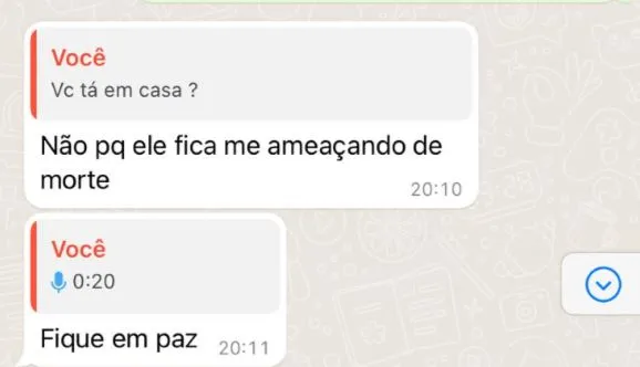 Confira os últimos relatos da baiana morta em SP: "sangue jorrando"