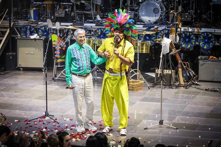 Caetano Veloso e Carlinhos Brown