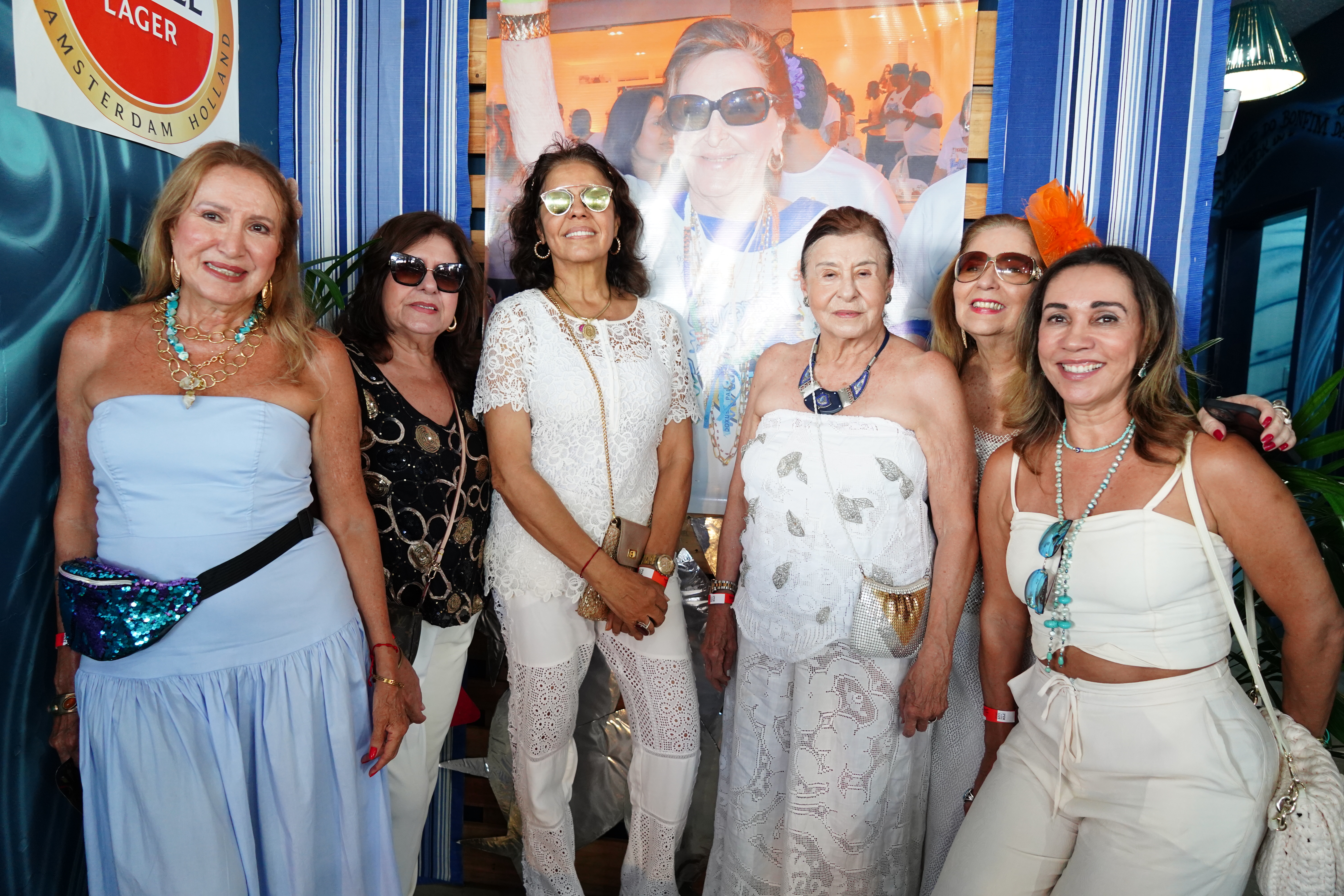 Silvinha Duro, Ceres Marinho, Laura Tanure, Simone Najar Gusmão, Rita Magalhães e Lila Moraes