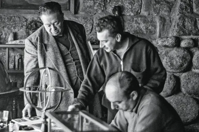 Diego Rivera, Amado e Neruda em 1954