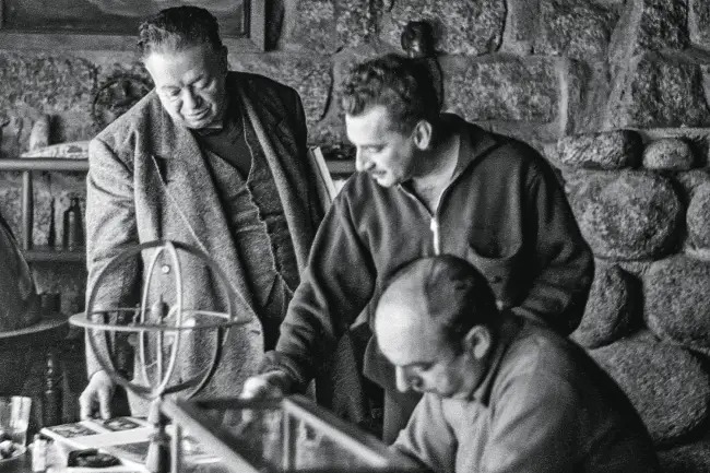 Diego Rivera, Amado e Neruda em 1954