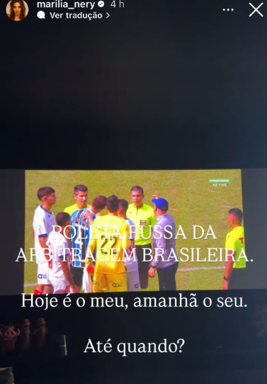 Esposas de jogadores do Bahia detonam árbitro após pênalti