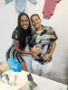 Develyn e Pyetro no chá de fraldas das filhas, Rayssa e Rayandra