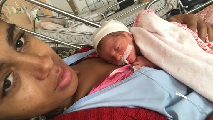 Develyn e uma das bebês