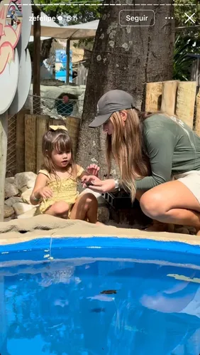 Zé Felipe na Bahia com os filhos