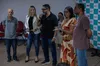 Professores no momento da prática