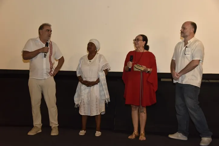 Em noite especial no Cine Glauber Rocha, Sérgio Machado apresenta documentário "3 Obás de Xangô"