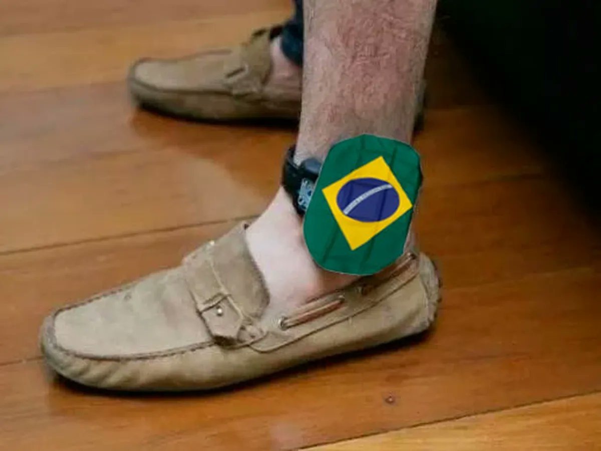 Tornozeleira fashion? Internautas dão ideias para Bolsonaro