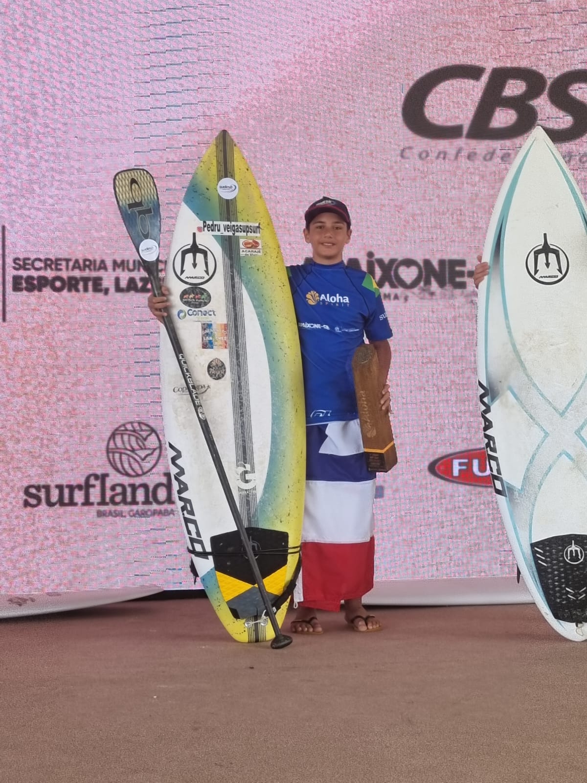 Jovem surfista baiano vence etapa do circuito nacional