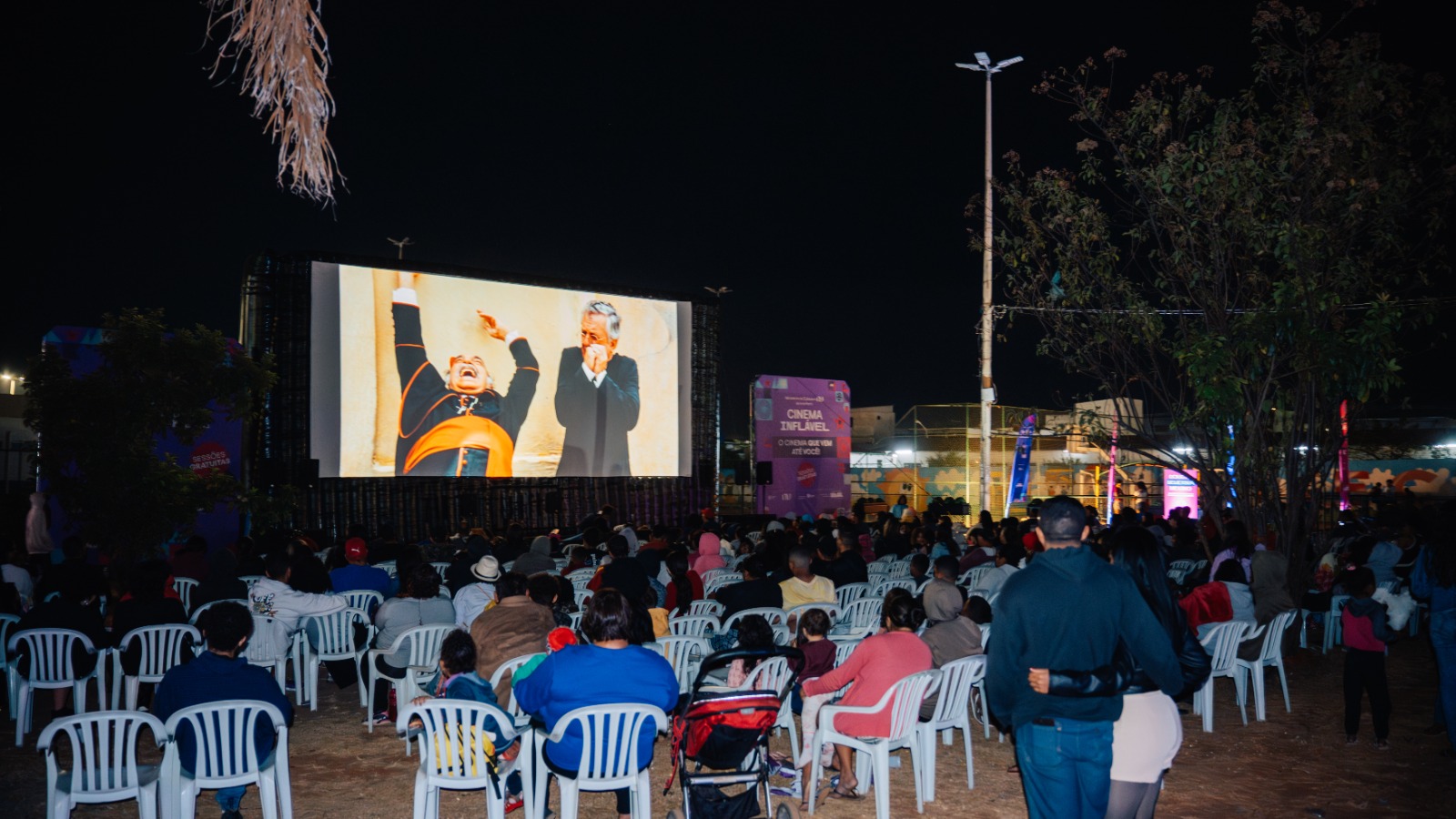 Cinema inflável chega a Santo Amaro com sessões gratuitas; confira
