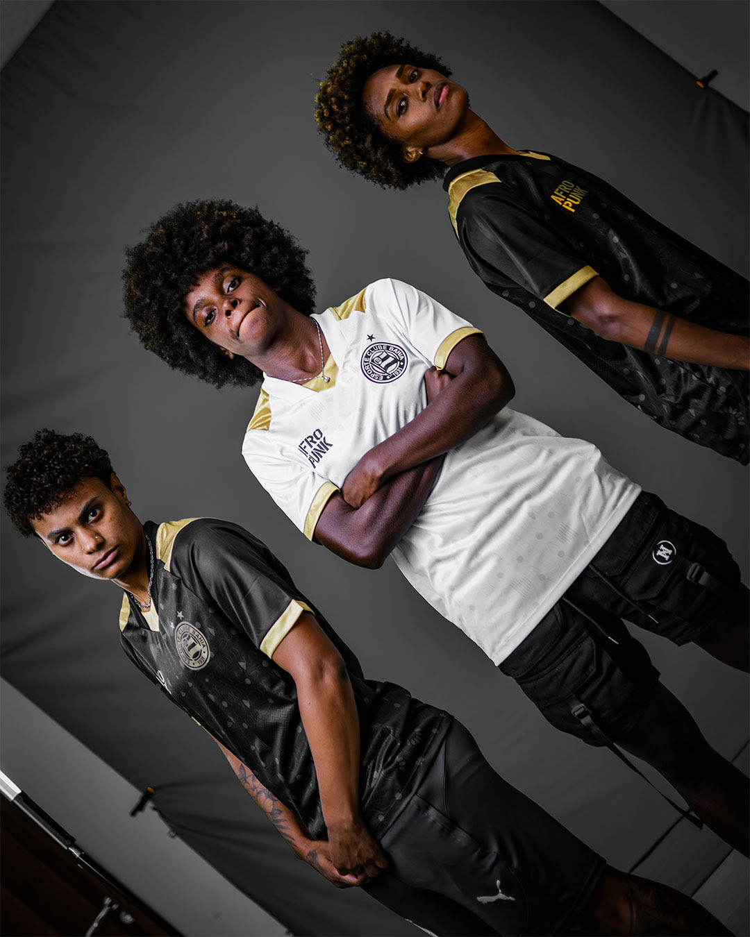 “O Arrepio Que Veste a Pele”: Bahia lança camisa preta com o Afropunk