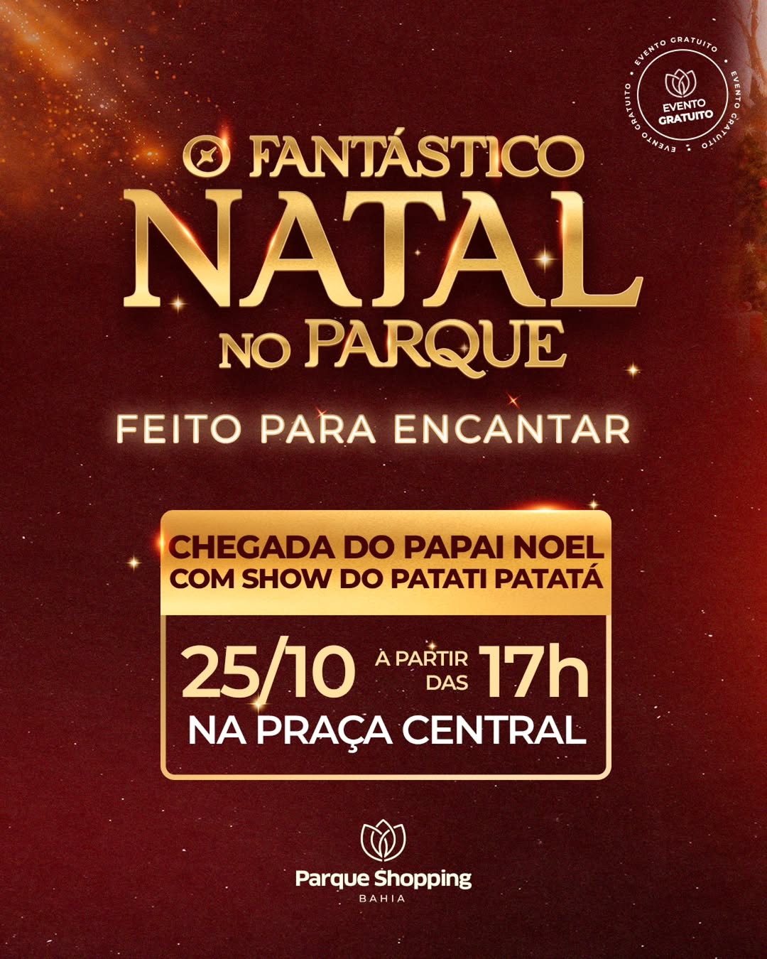 Show natalino com Patati Patatá atrasa e causa caos no Parque Shopping