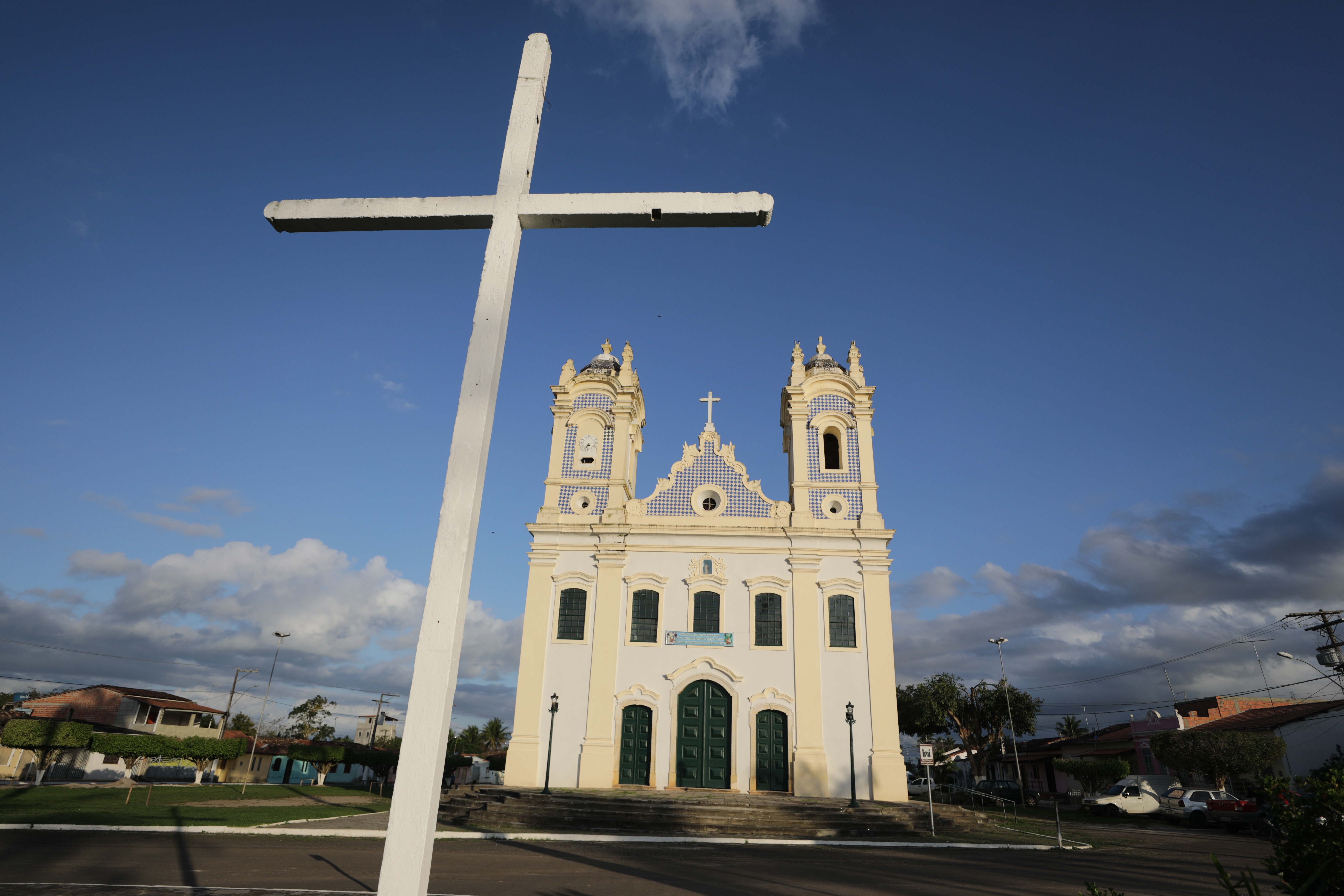 Igreja Nossa Senhora da Vitória no distrito de Oliveira dos Campinhos em Santo Amaro (BA)