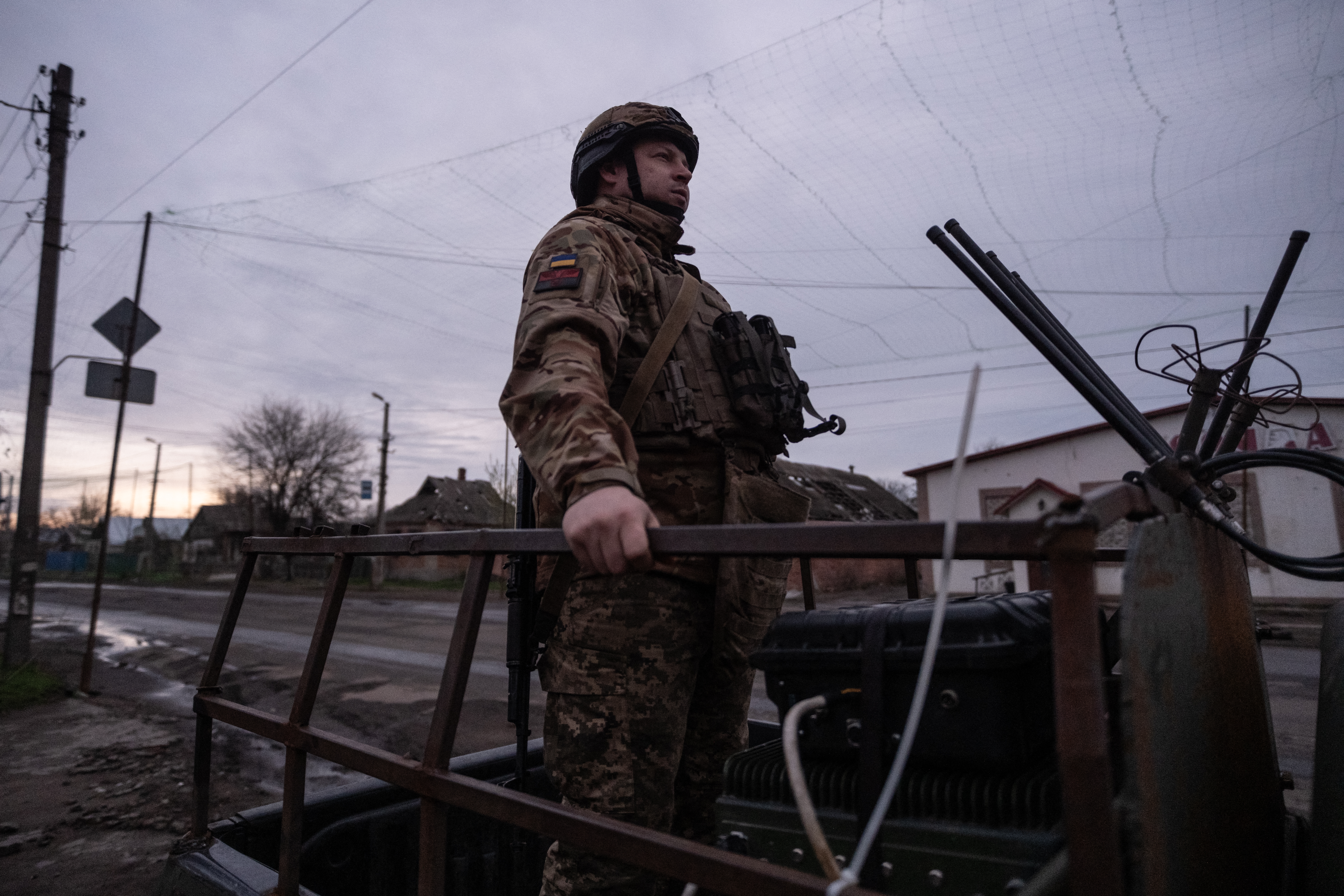 Foto divulgada pelo serviço de imprensa da 93ª Brigada Mecanizada Separada de Kholodnyi Yar