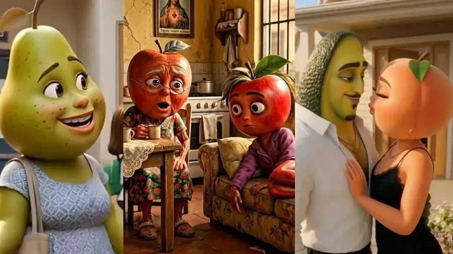 Trechos das novelas com frutas