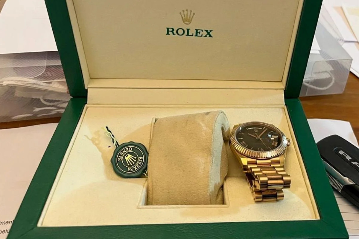 Rolex apreendido durante operação da PF