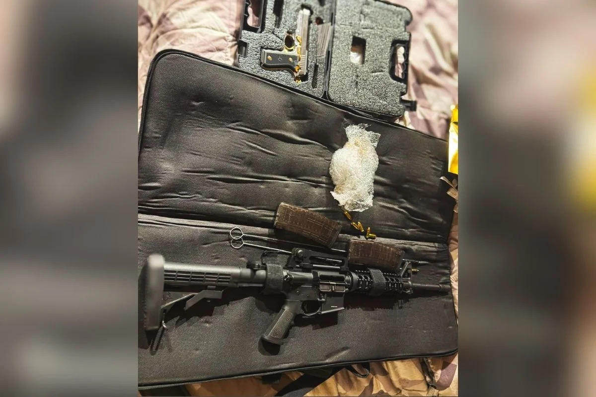 Armas apreendidas durante operação da PF