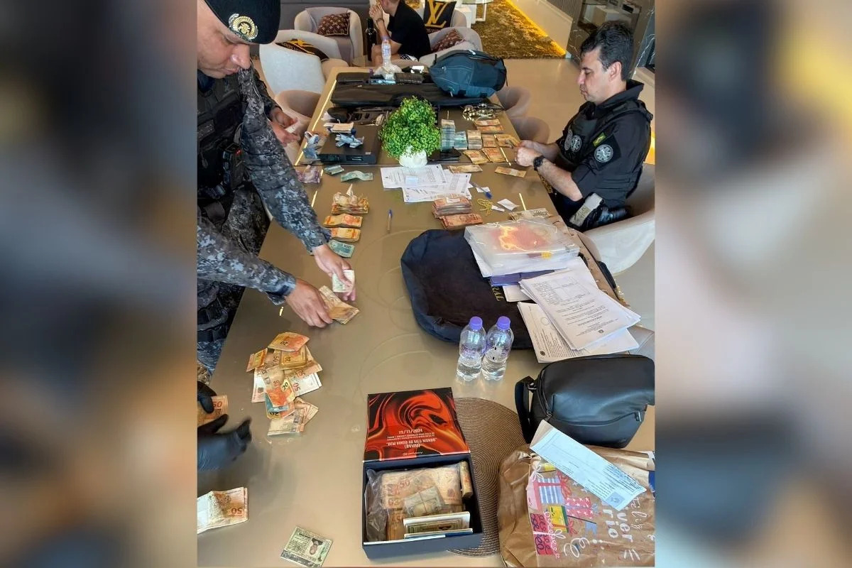 Apreensões durante operação da PF