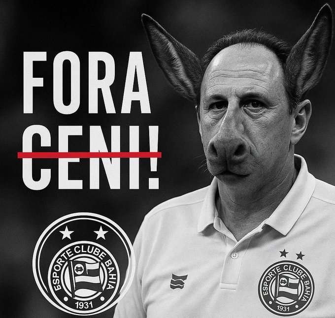 Torcedores do Bahia protestam contra Rogério Ceni após eliminação