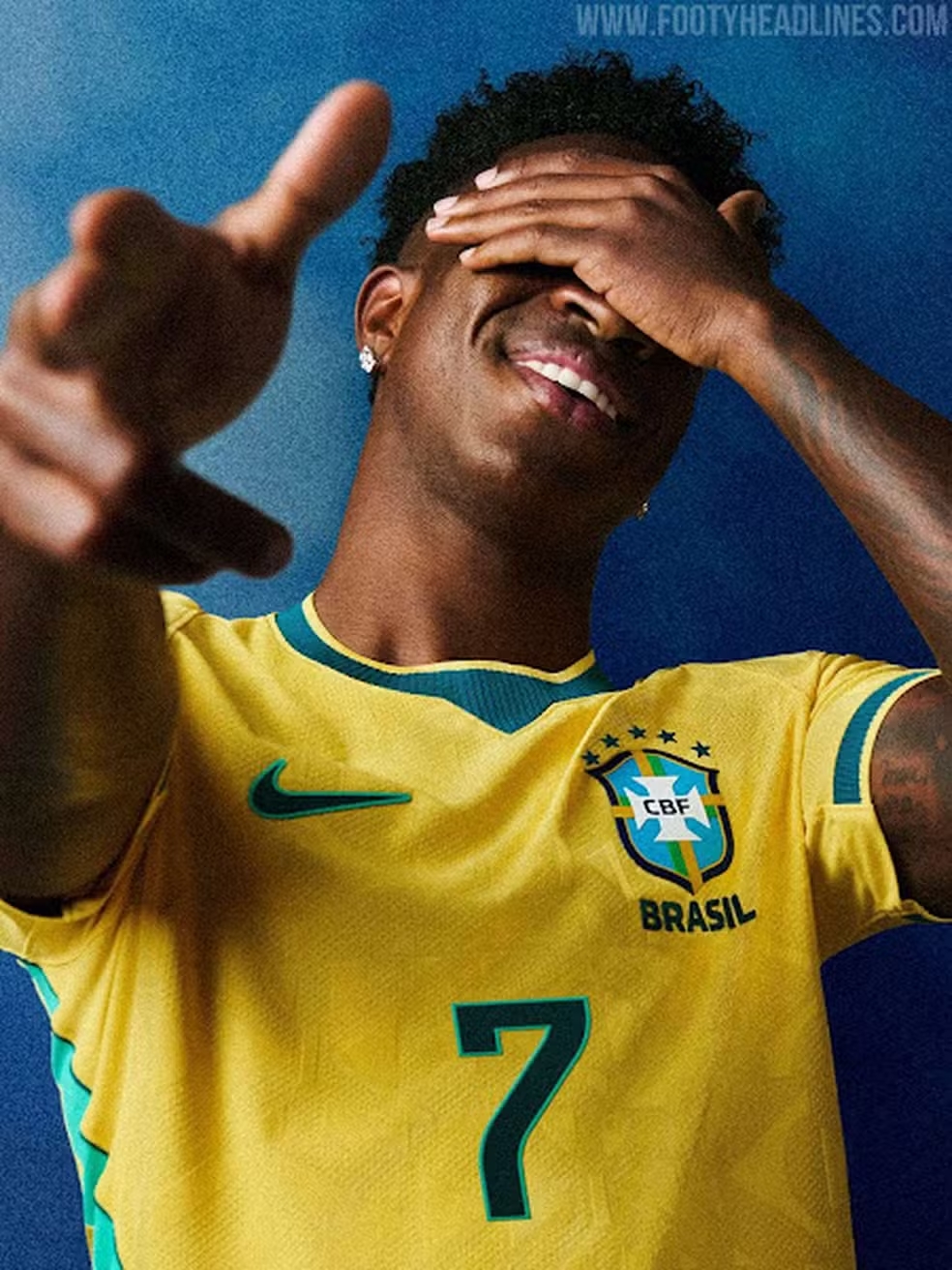 Vini Jr. pela Seleção Brasileira
