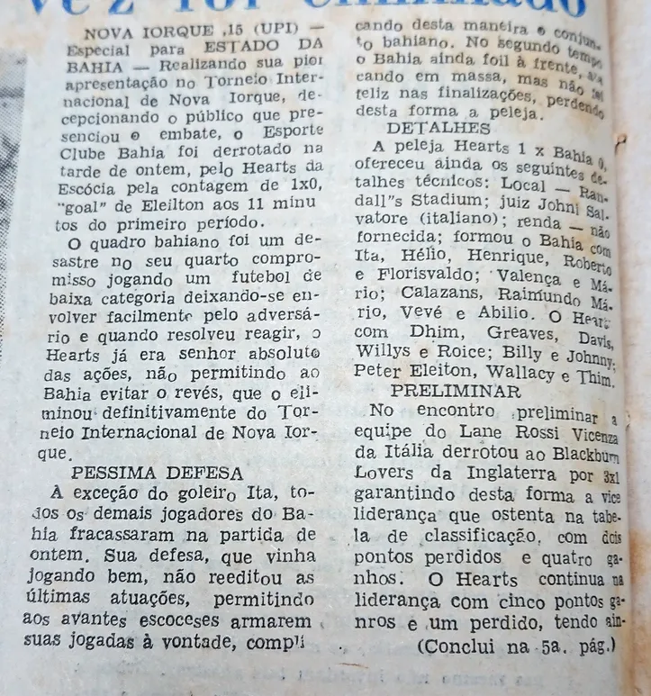 Imagem ilustrativa da imagem Como o Bahia recebeu a missão de popularizar o futebol no país da Copa