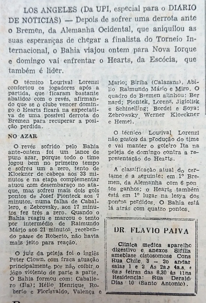 Imagem ilustrativa da imagem Como o Bahia recebeu a missão de popularizar o futebol no país da Copa