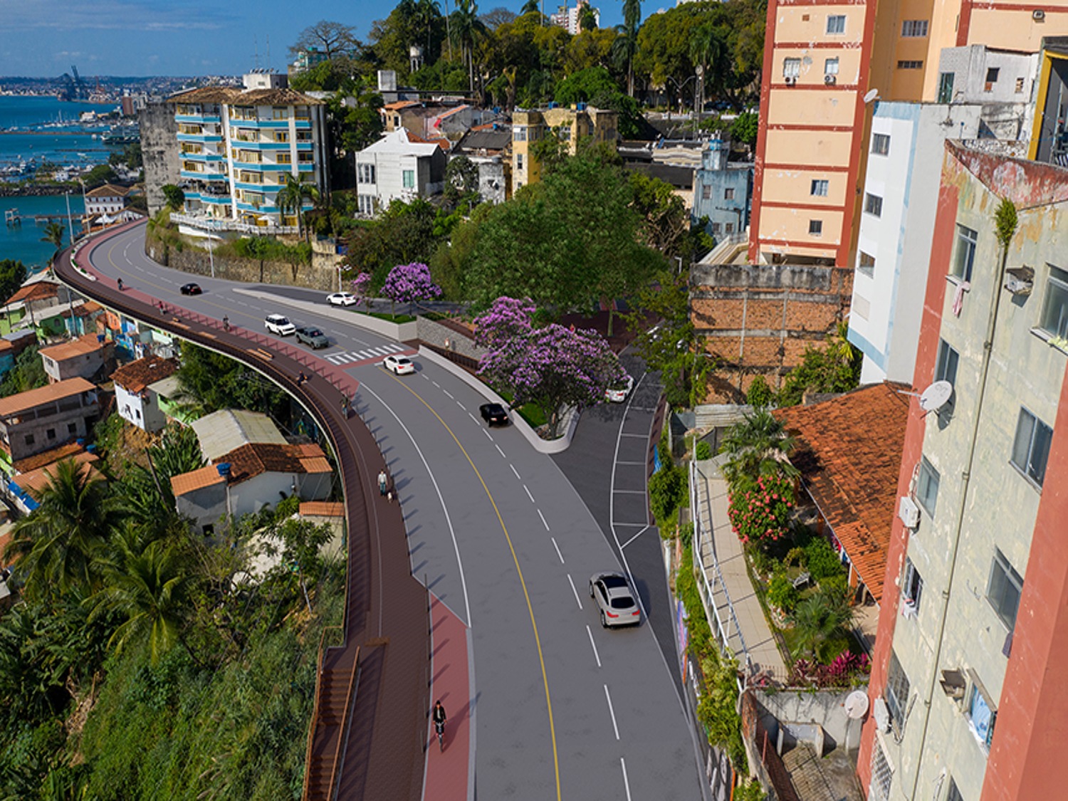 Fotos do projeto da Avenida Contorno