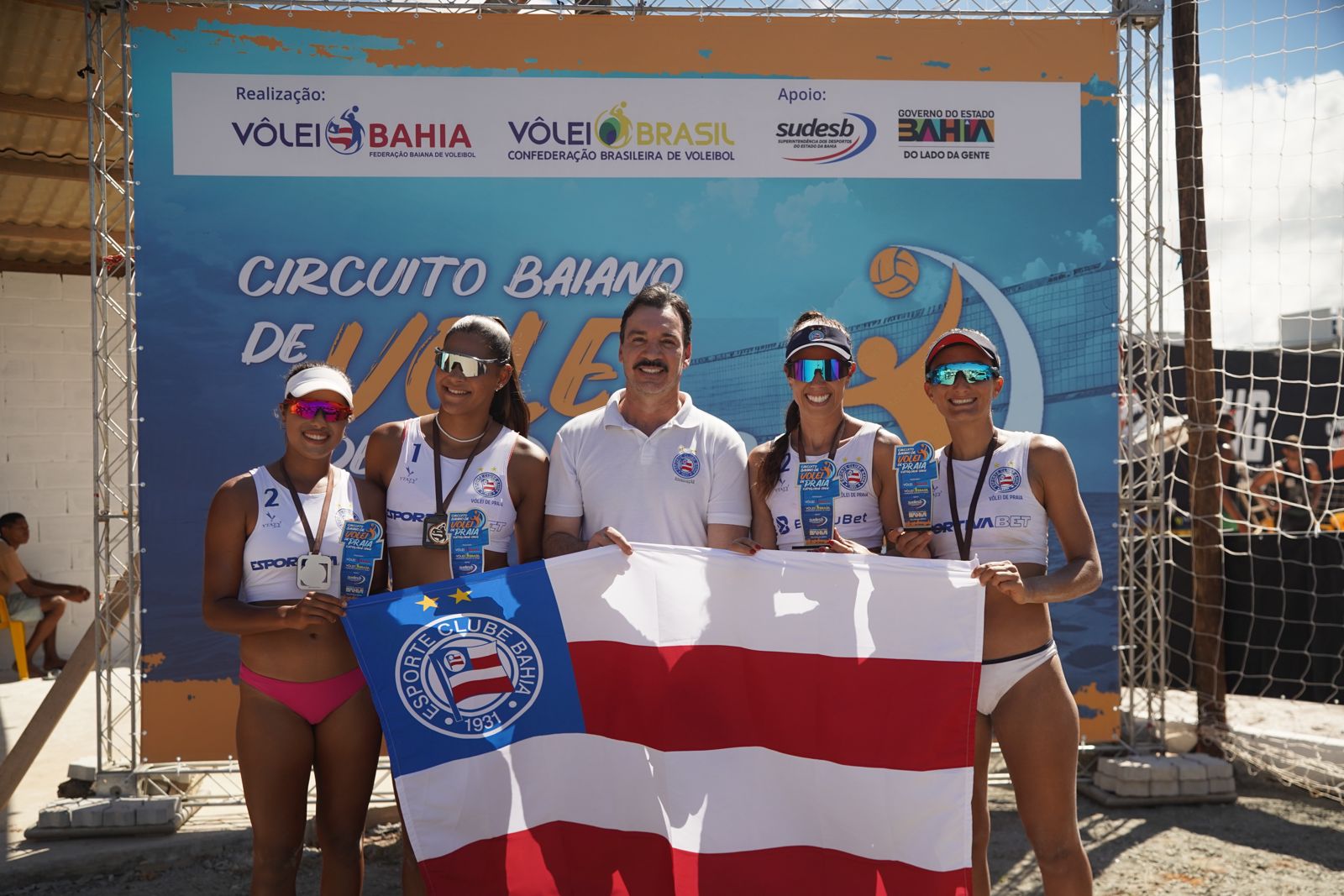 Bahia conquista dois títulos no Campeonato Baiano de Vôlei de Praia