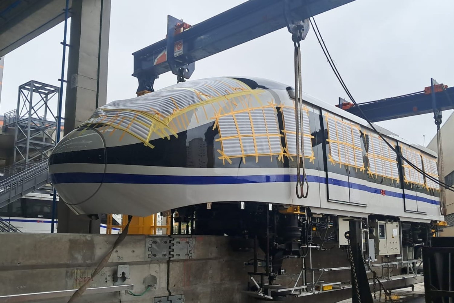 BYD Skyrail fabricou trem na China