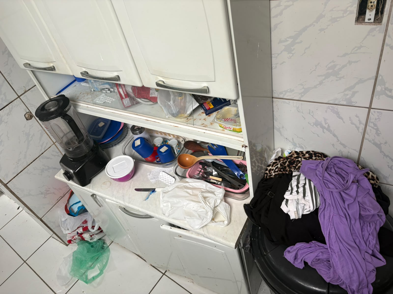 Local em que os idosos foram retirados
