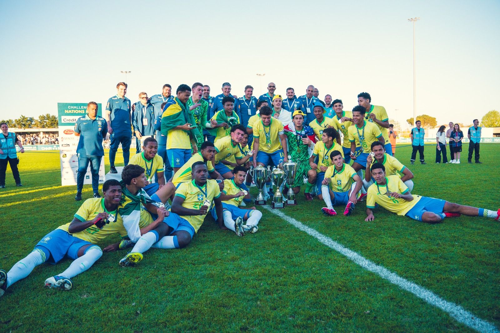 Brasil foi campeão do Torneio de Montaigu
