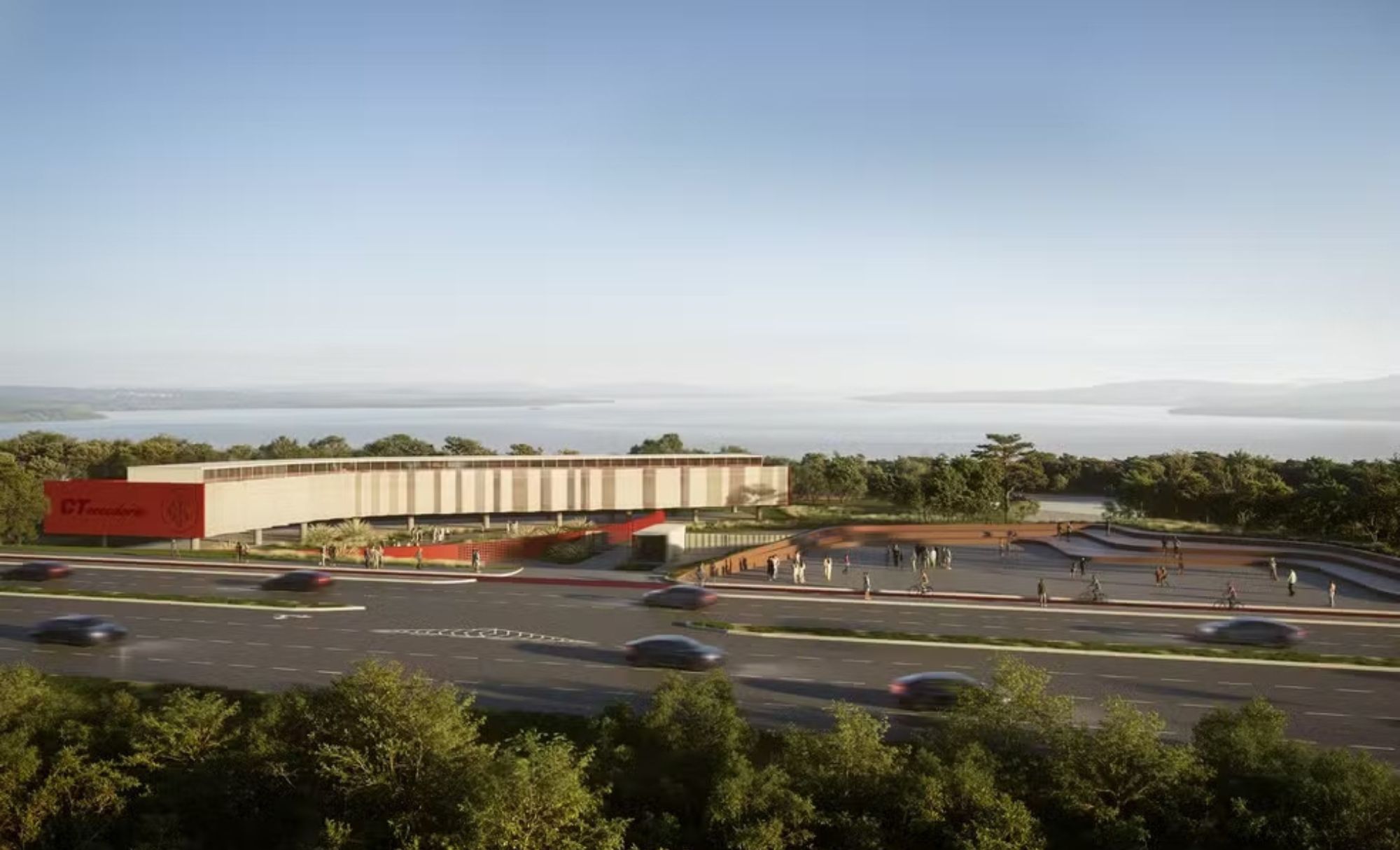 Projeto da reforma do CT Parque Gigante