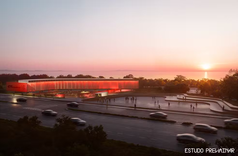 Projeto da reforma do CT Parque Gigante