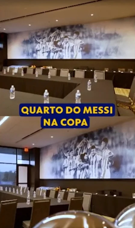 Quarto de Messi na Copa do Mundo