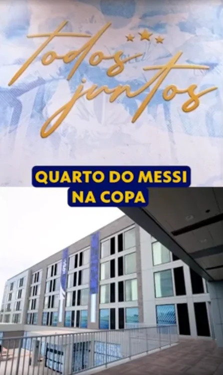 Quarto de Messi na Copa do Mundo