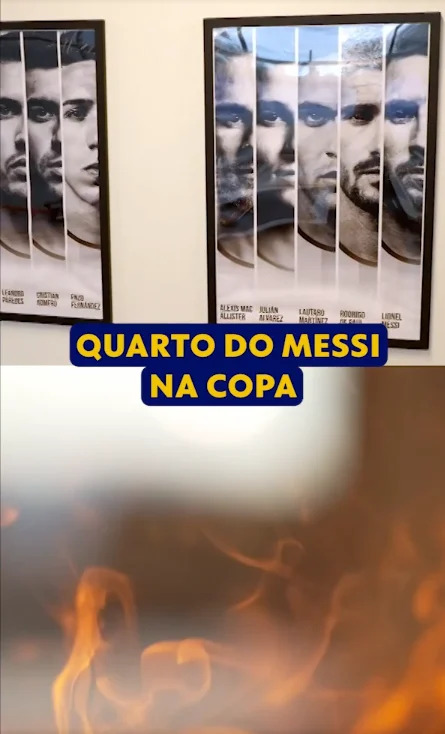 Quarto de Messi na Copa do Mundo