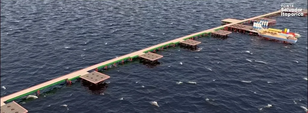 Ponte Salvador-Itaparica terá plataforma marítima inédita