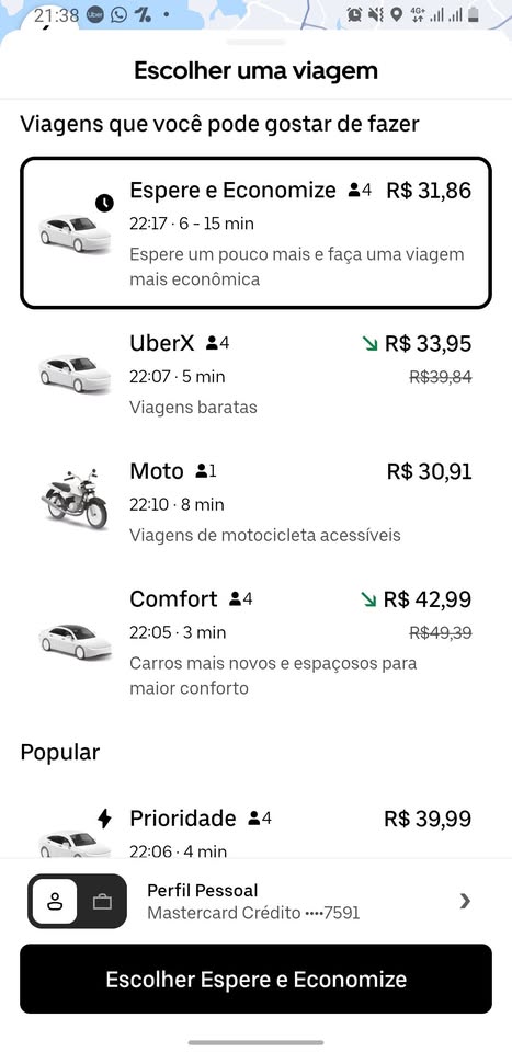 Uber e 99 ficarão mais caros em Salvador em dias de jogos do Brasil; entenda